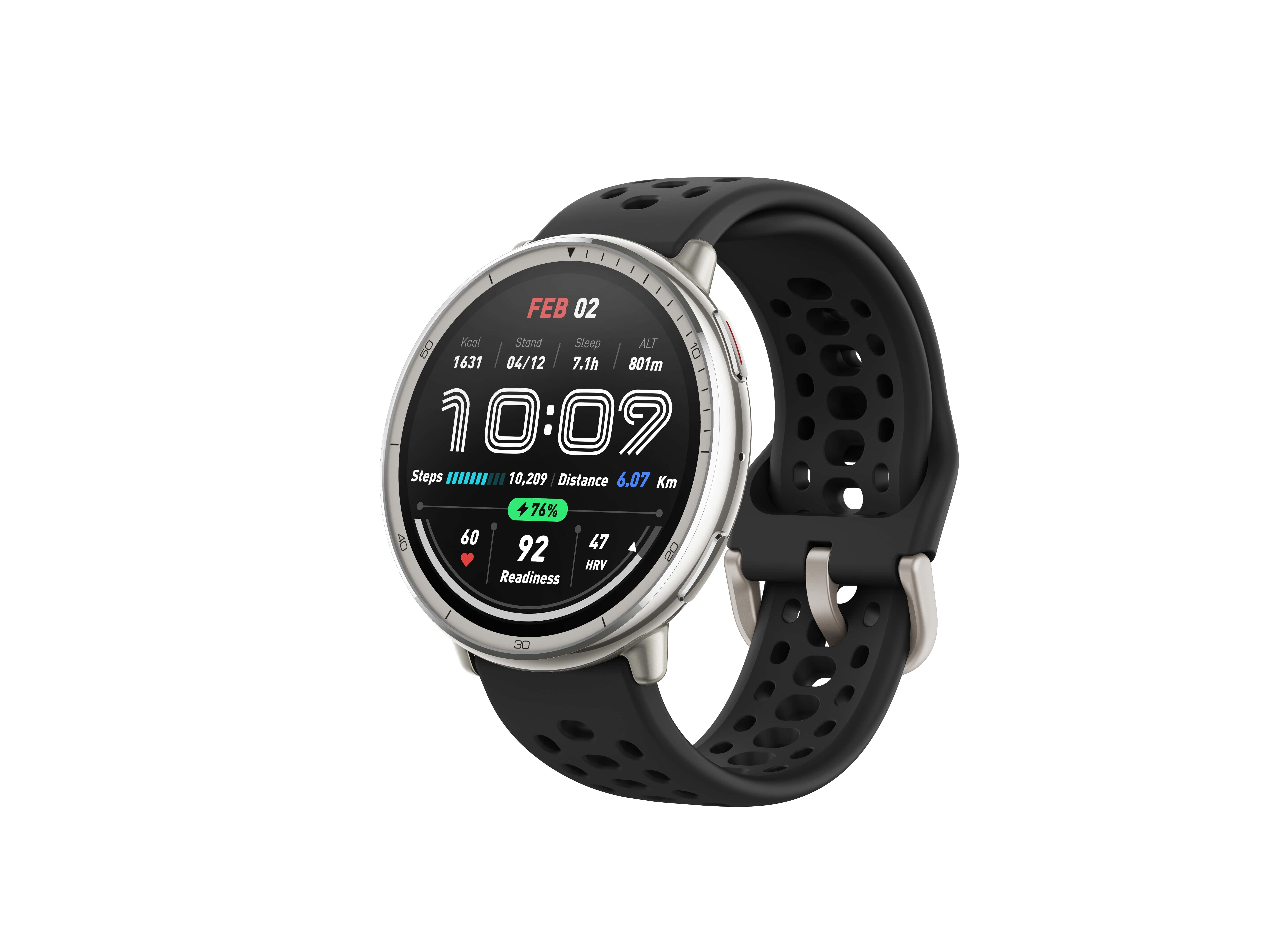 SMARTWATCH AMAZFIT ACTIVE 2 ROUND BLACK image number 3