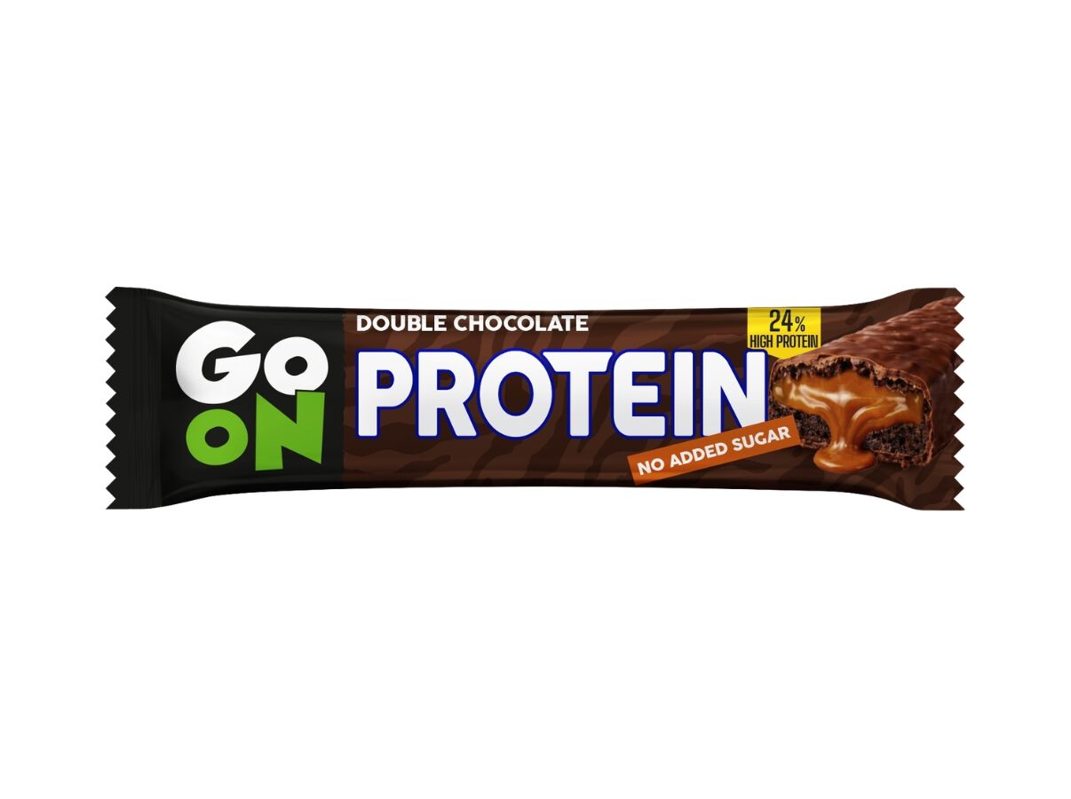 BARRAS PROTEINA SANTE GO ON DOUBLE CHOCOLATE 45GR image number 0