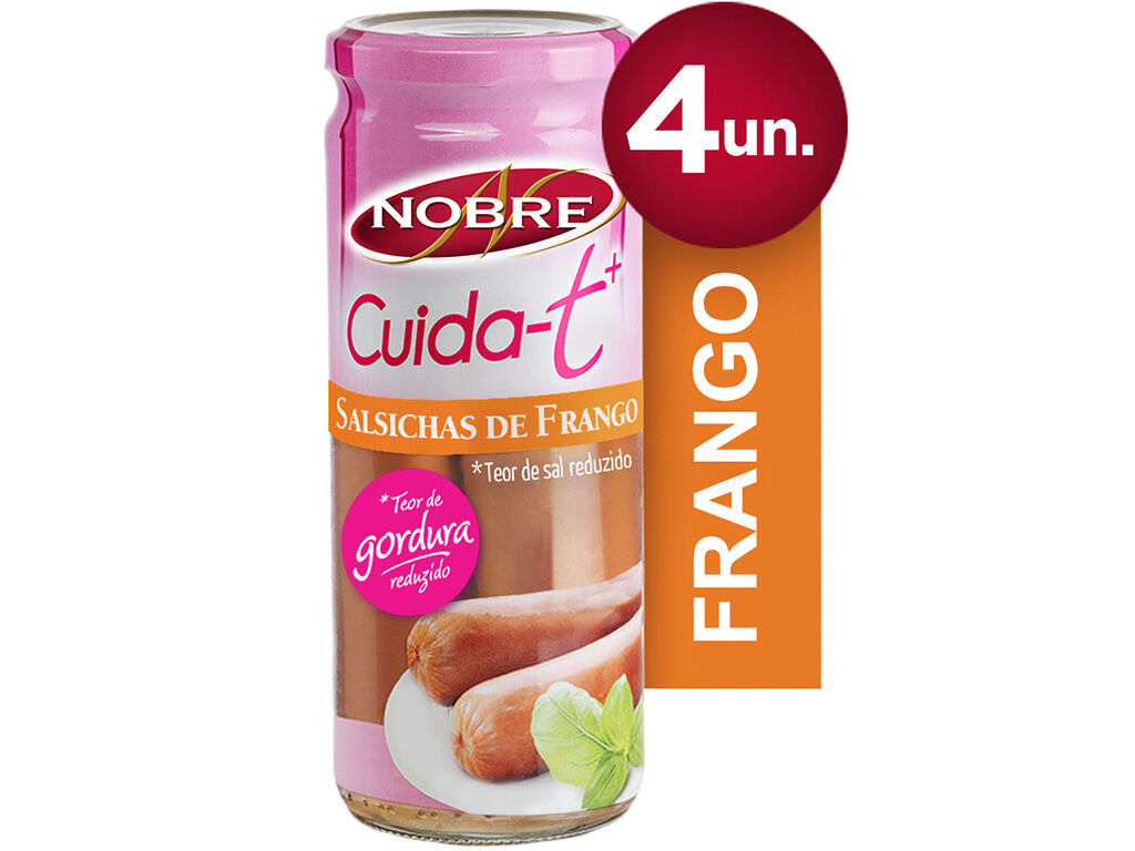 SALSICHAS FRANGO NOBRE CUIDA-T+ 430(210)G image number 1