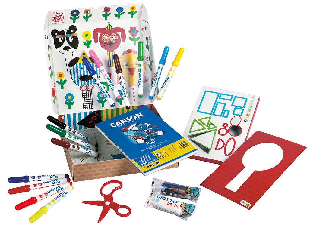 CONJUNTO CRIATIVO GIOTTO BE-B&Eacute; MY LITTLE FRIENDS image number 1