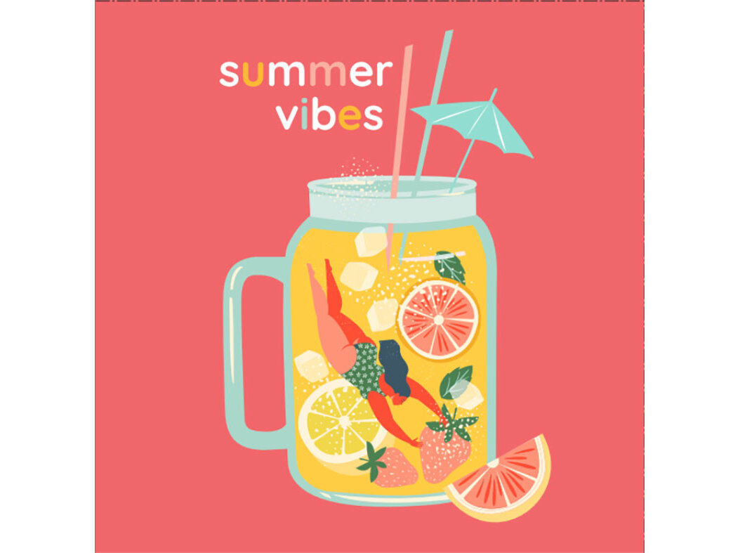 GUARDANAPOS 3 FOLHAS ACTUEL SUMMER VIBES 33X33CM 20 UNIDADES image number 0