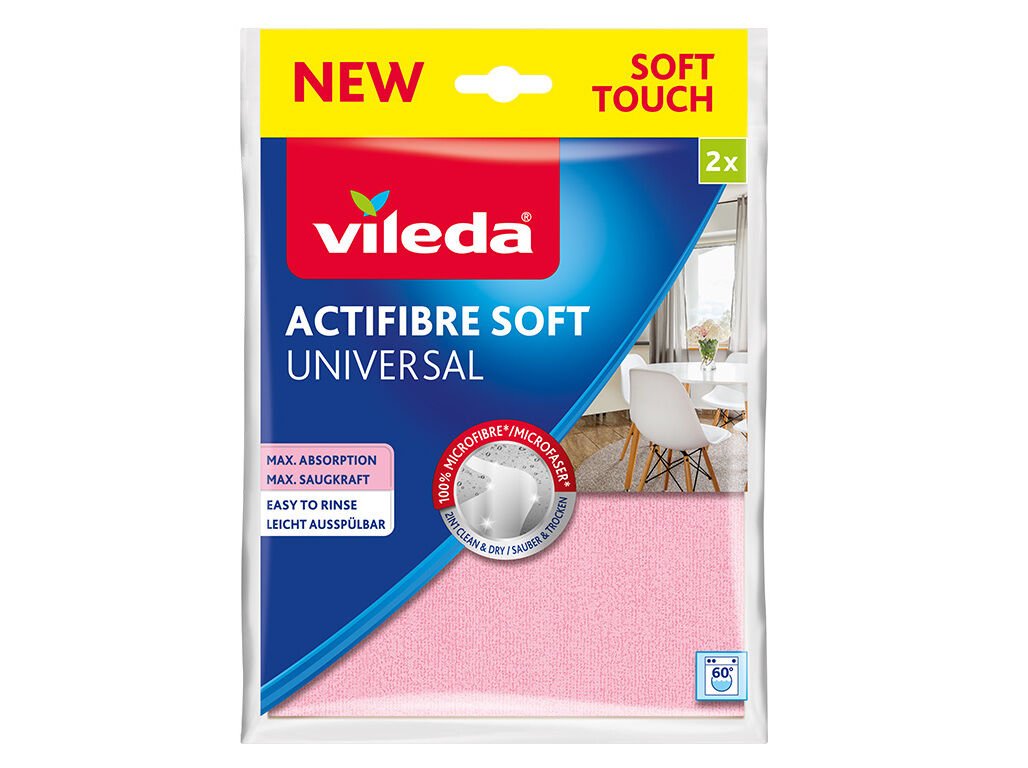 PANO VILEDA MICROFIBRAS ACTIFIBRE 2UN image number 0