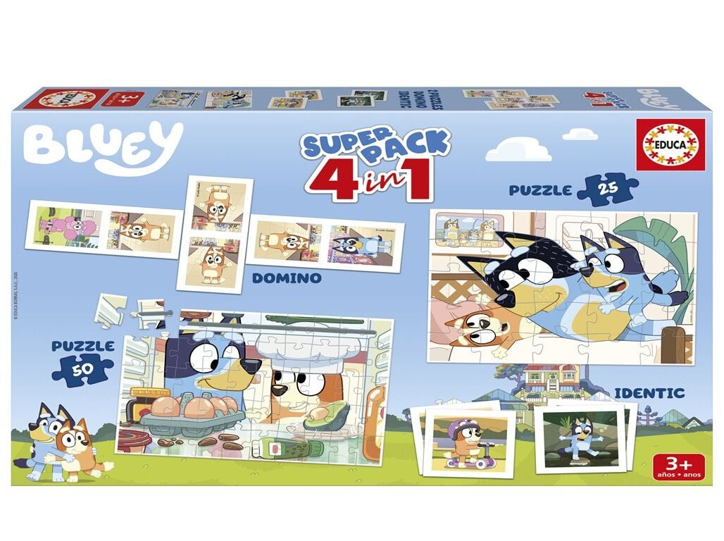 SUPERPACK BLUEY EDUCA 4 EM 1 image number 0