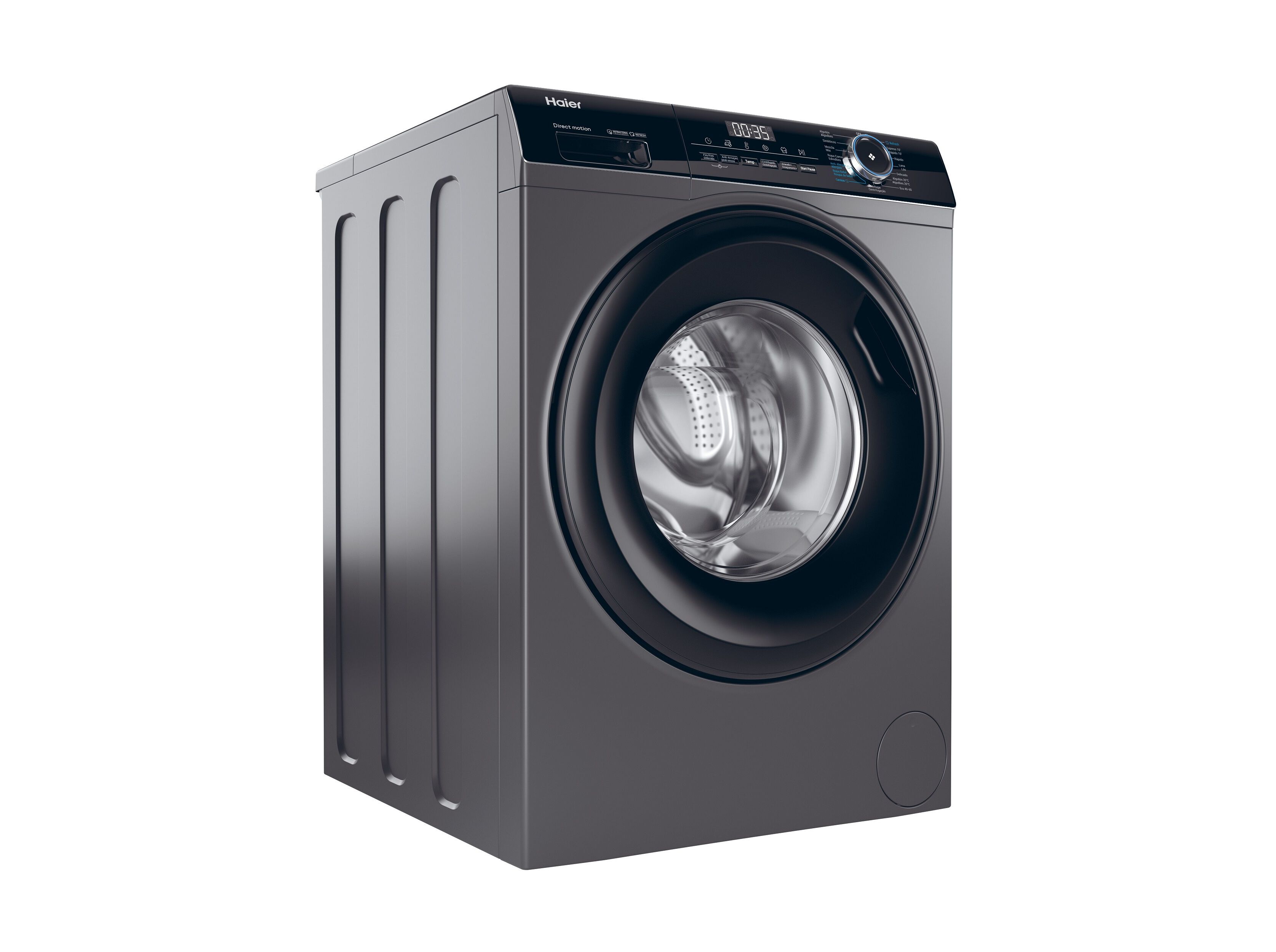 M&Aacute;QUINA DE LAVAR ROUPA HAIER HW90-B14939S8-IB - SILVER A 9KG image number 1