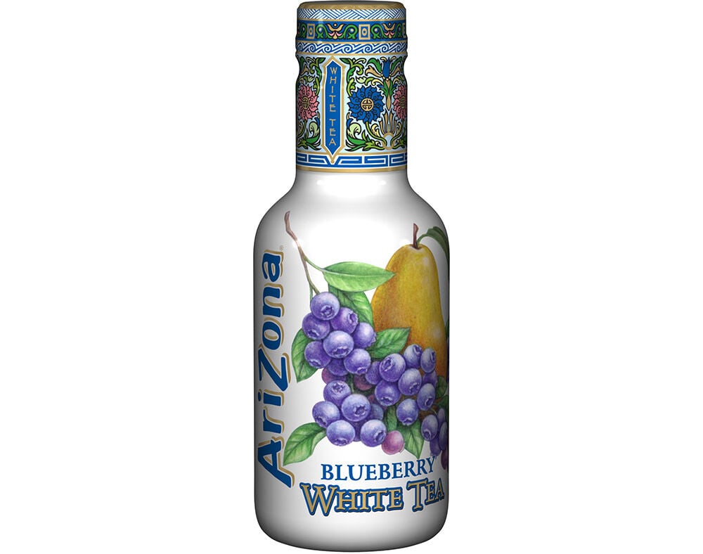 ICE TEA ARIZONA CH&Aacute; BRANCO COM MIRTILO 500ML