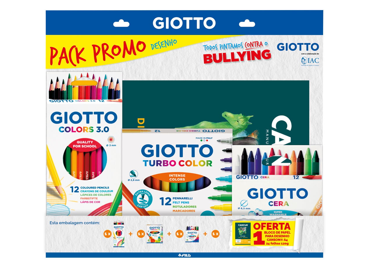 PACK PROMO DESENHO GIOTTO