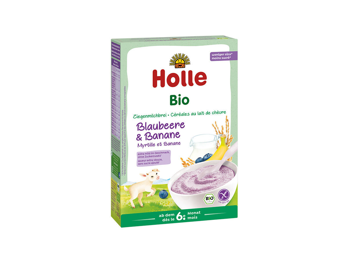 PAPA LACTEA BIO HOLLE CABRA MIRTILO 6M 200G image number 0