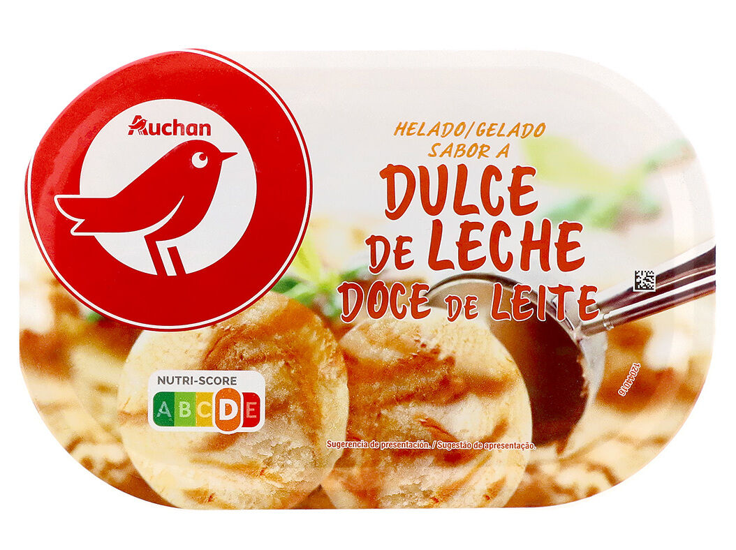GELADO AUCHAN DOCE DE LEITE 900ML