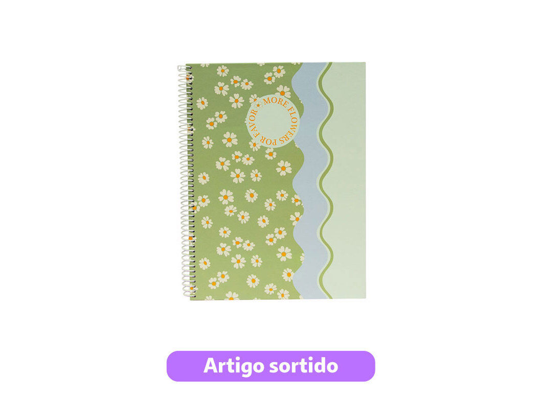 CADERNO ESPIRAL A4 QUADRICULADO ANCOR 13X23.1X29.5CM MODELOS SORTIDOS image number 1