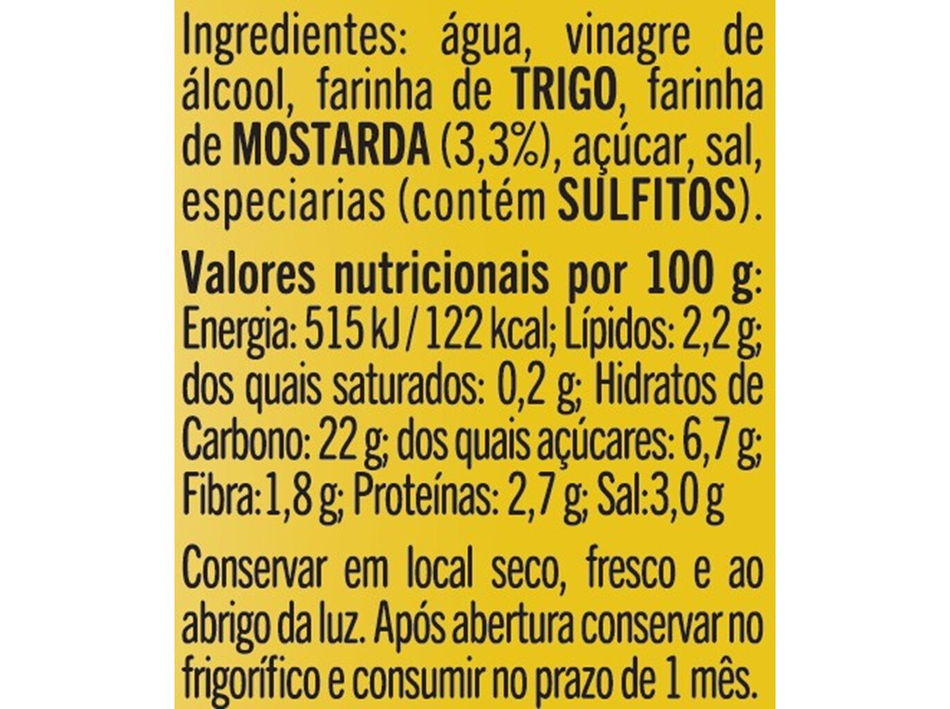 MOSTARDA &Agrave; PORTUGUESA CALV&Eacute; VIDRO 200G image number 1