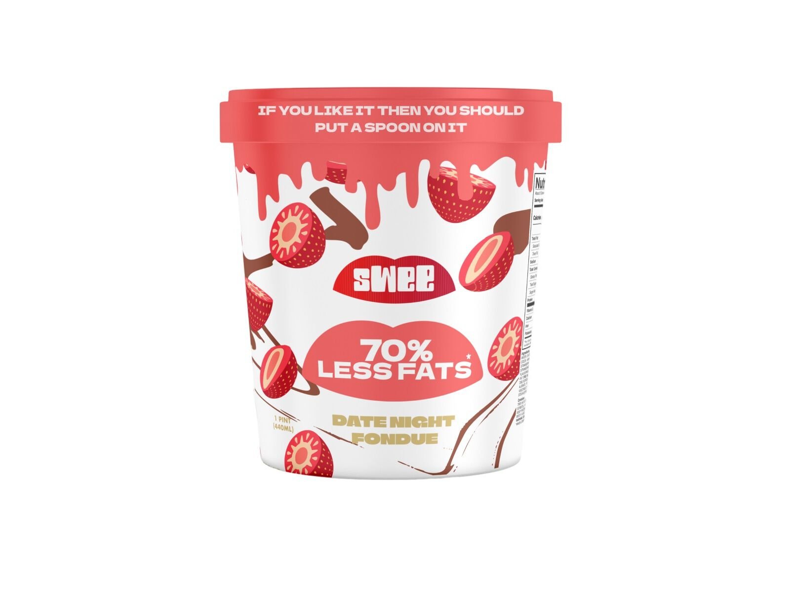 GELADO VEGAN SWEE DATE NIGHT FONDUE 450 ML