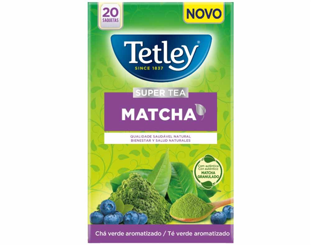 CH&Aacute; TETLEY VERDE MATCHA MIRTILO 20 SAQUETAS image number 0
