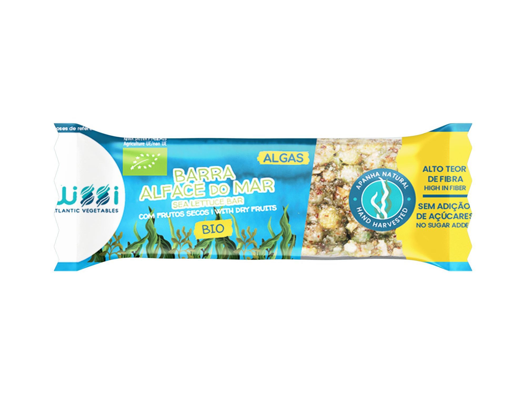 BARRA ALFACE DO MAR WISSI COM FRUTOS SECOS BIO 30G