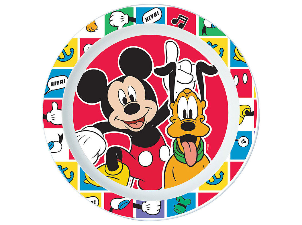 PRATO PL&Aacute;STICO DISNEY MICKEY REUTILIZ 22CM image number 0