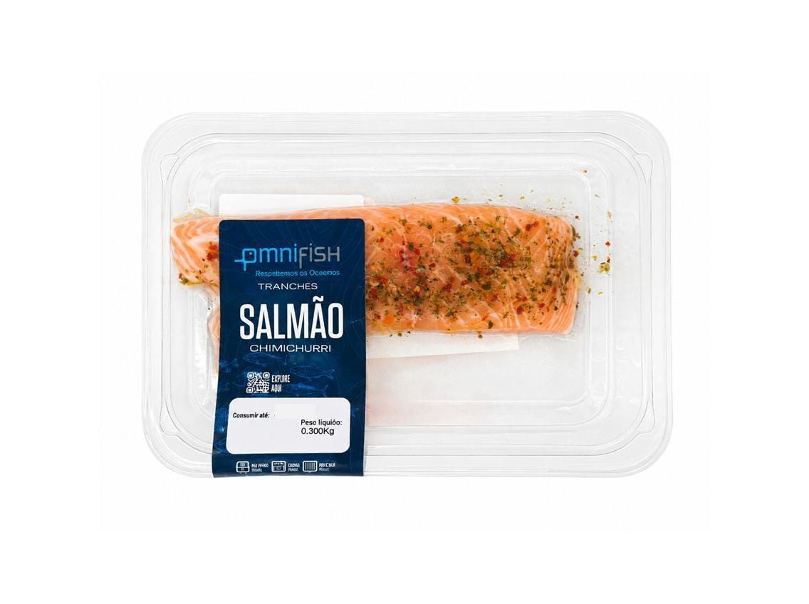 TRANCHES SALM&Atilde;O C/ CHIMICHURRI KG