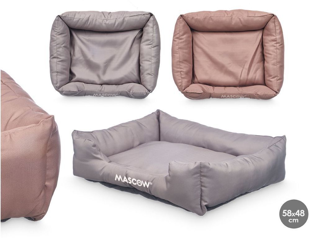 CAMA PARA ANIMAIS MASCOW RETANGULAR 58X48CM CORES SORTIDAS image number 1