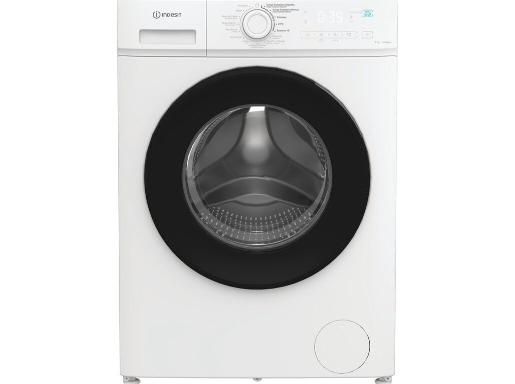 M&Aacute;QUINA DE LAVAR ROUPA INDESIT IMA 762B MY TIME SPT BRANCO A 7KG 1200RPM