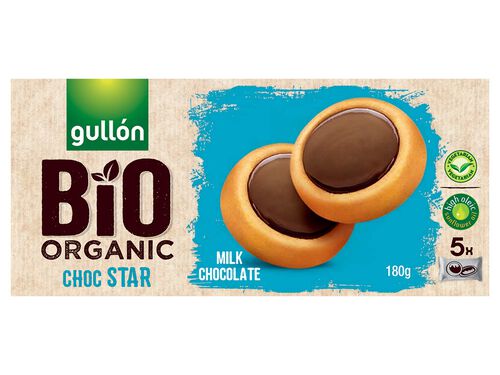 BOLACHA CHOCOLATE GULLON STAR BIO 180G