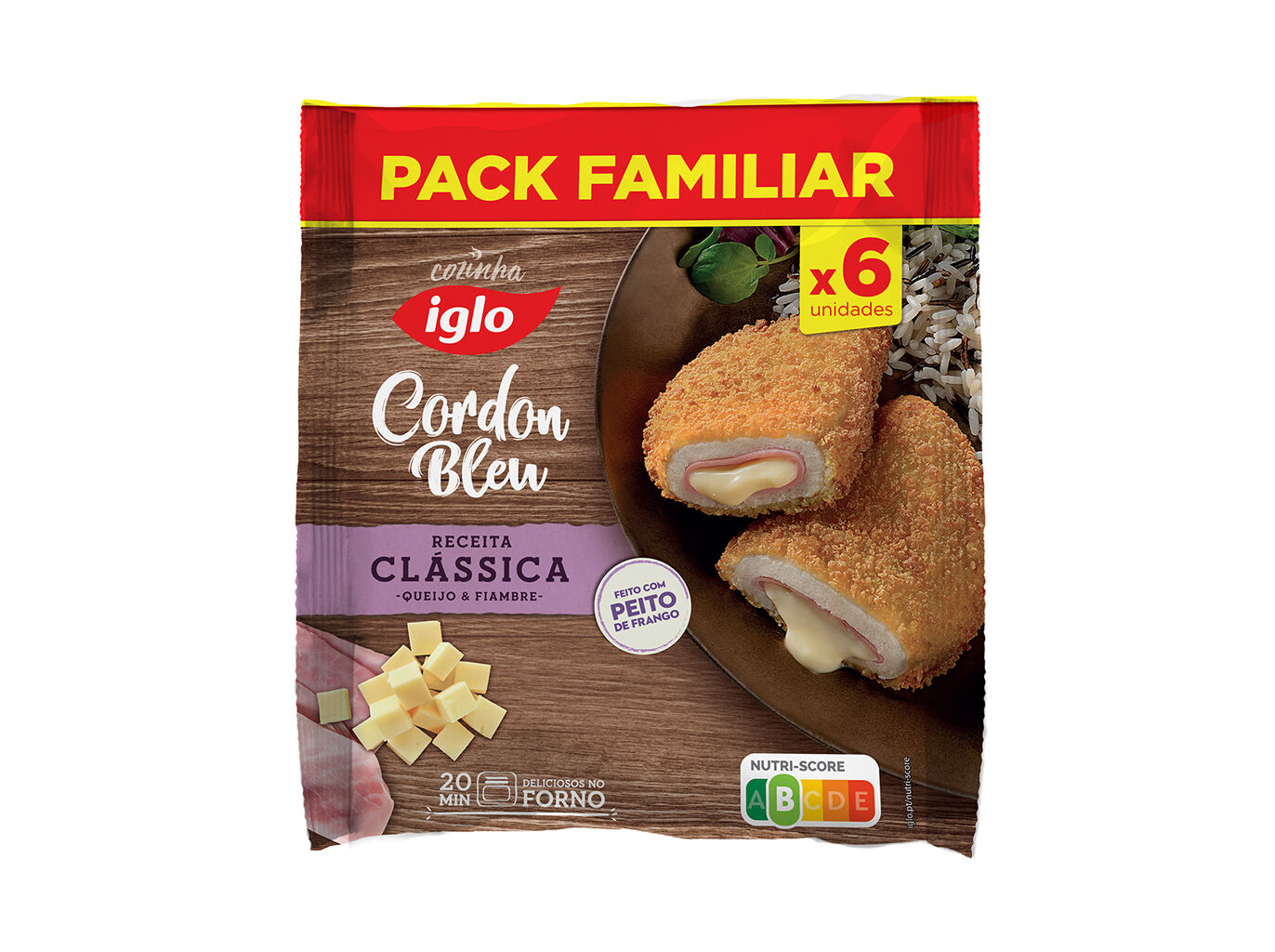CORDON BLEU IGLO FRANGO 600G 6UN image number 0