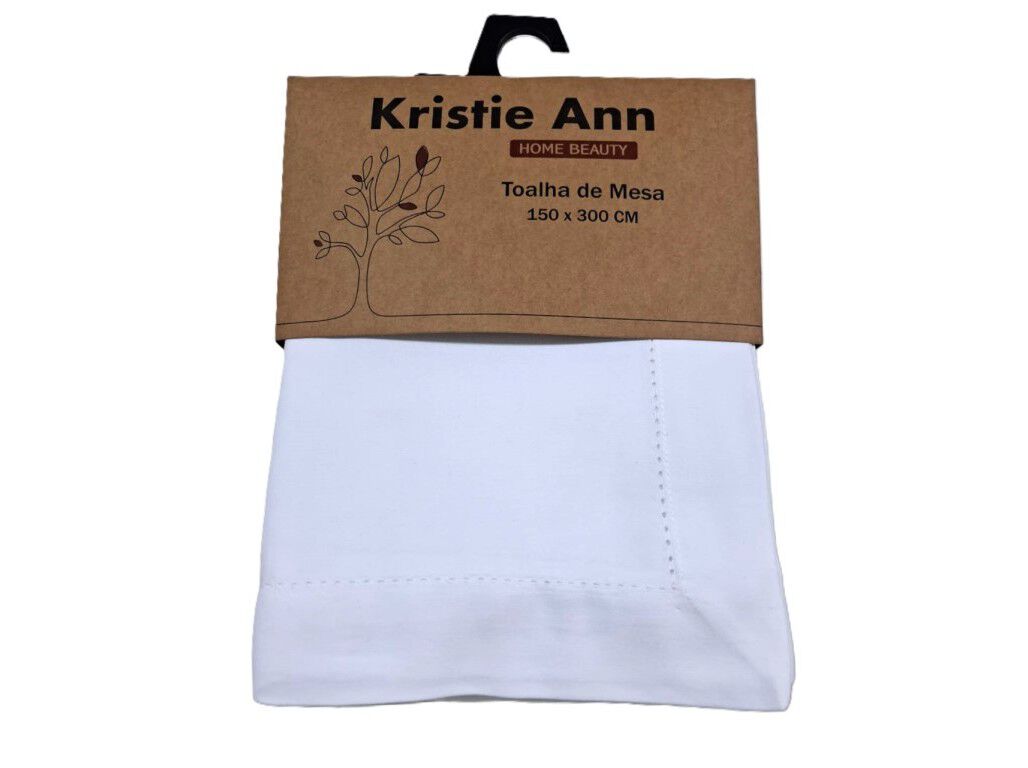 TOALHA DE MESA CANYON BRANCO 150X300CM
