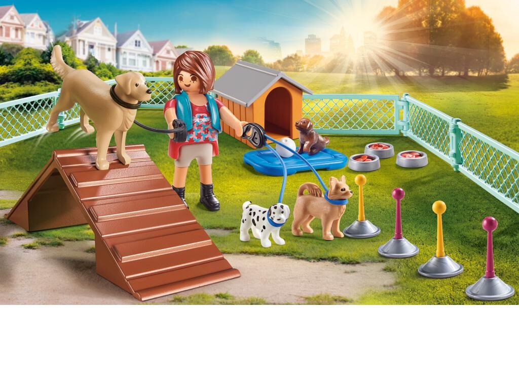 TREINADORA DE C&Atilde;ES PLAYMOBIL 70676 image number 1