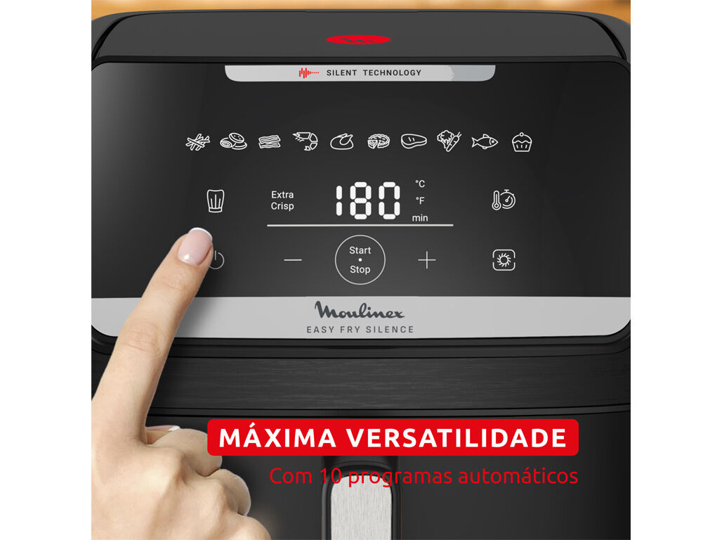 FRITADEIRA SEM &Oacute;LEO MOULINEX EZ8428F0 EASY FRY SILENCE XXL image number 5