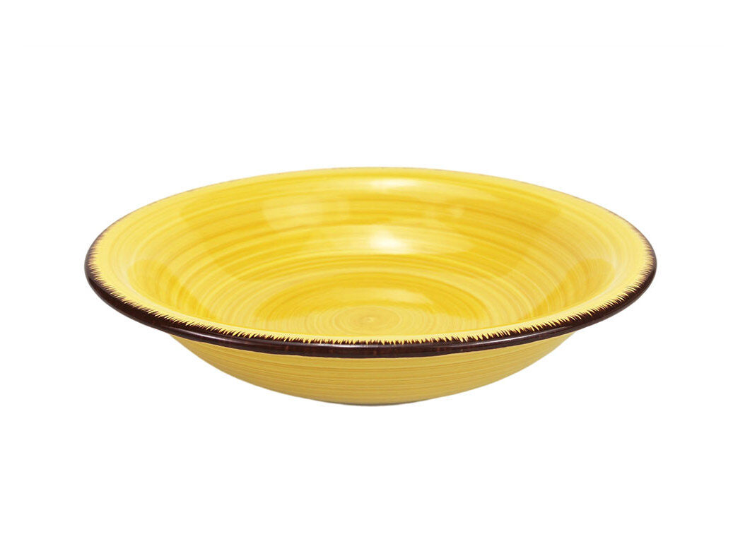 PRATO SOPA ACTUEL GR&Eacute;S AMARELO &Oslash;21CM