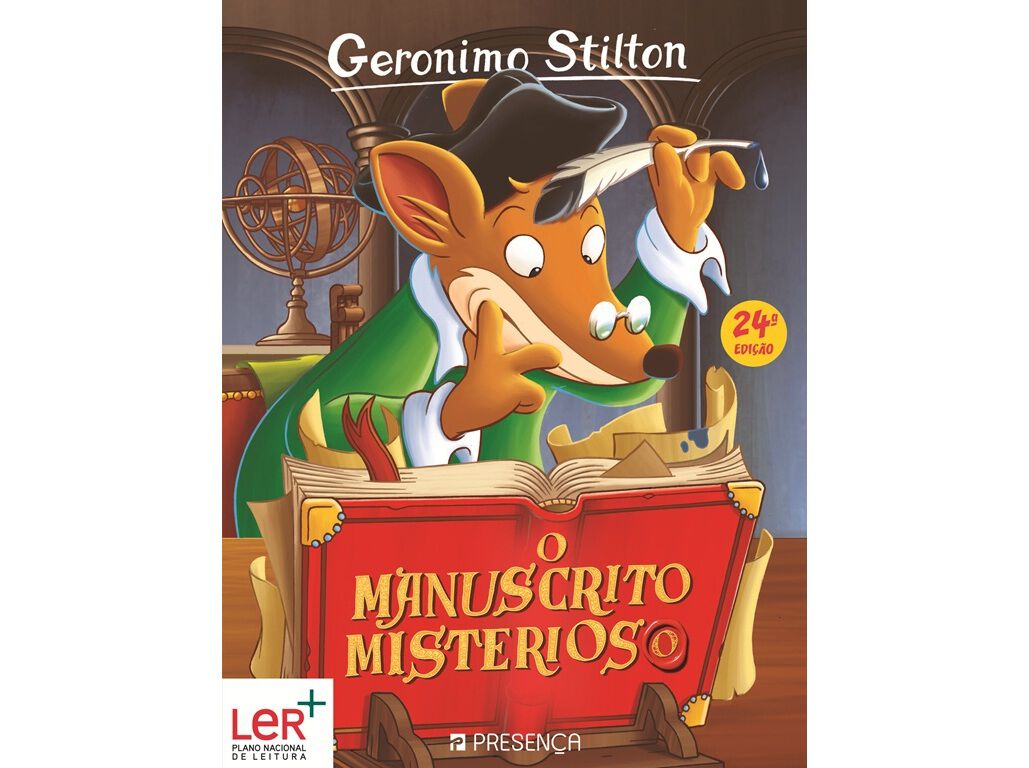 LIVRO GER&Oacute;NIMO STILTON N:01 O MANUSCRITO MISTERIOSO image number 0