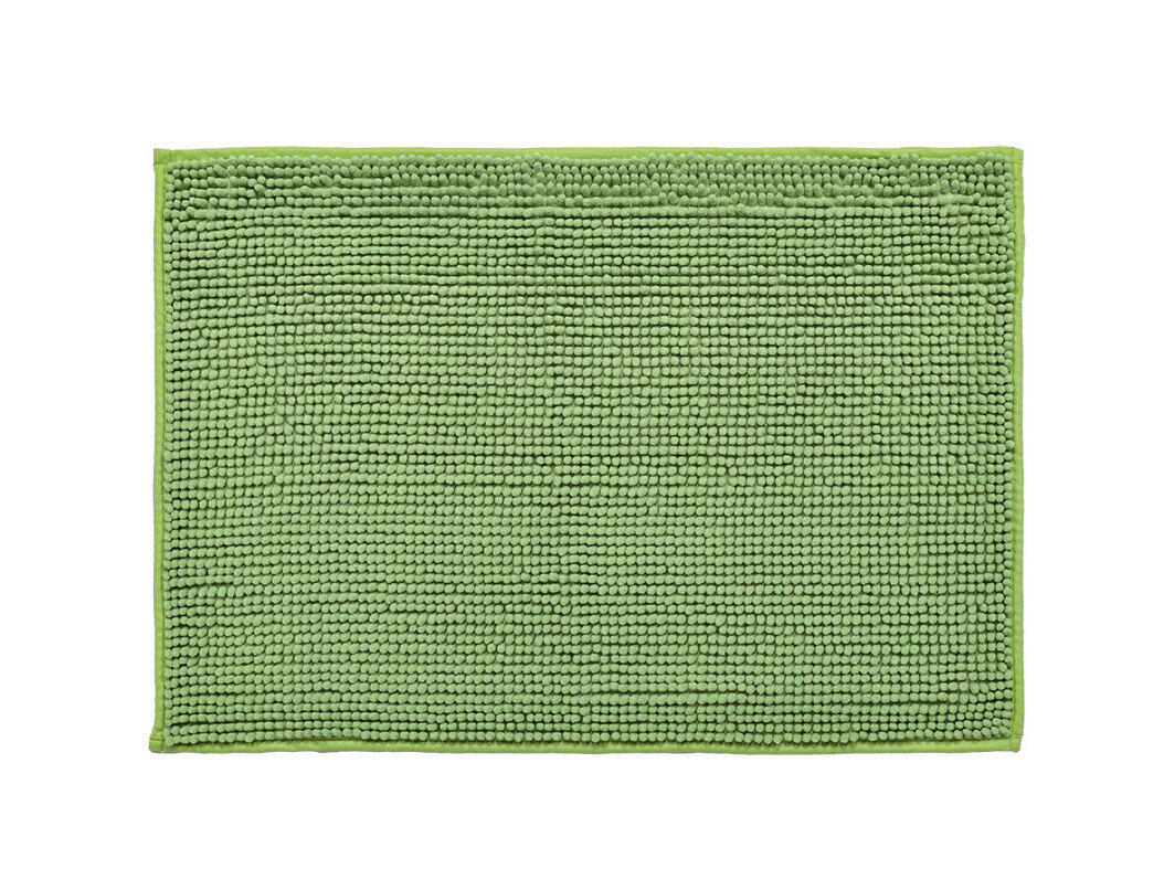 TAPETE CASA BANHO ACTUEL MICROFIBRA RECICLADO VERDE 50X70CM