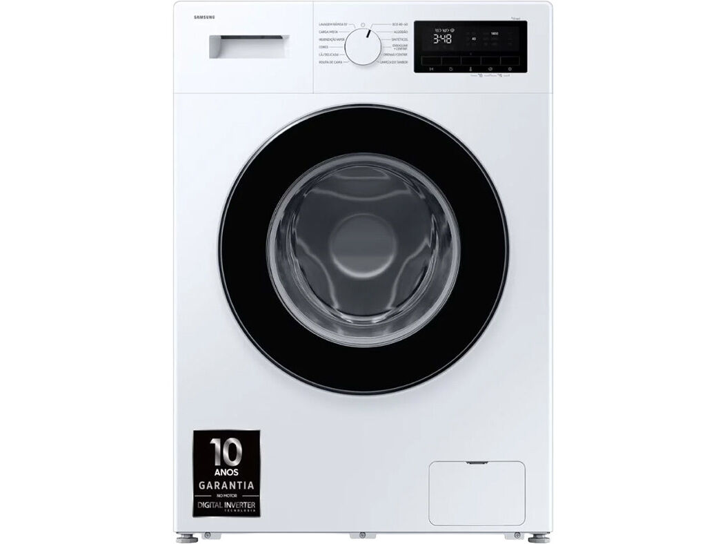 M&Aacute;QUINA LAVAR ROUPA SAMSUNG WW80FG3M05AWEP - BRANCO A 8 KG