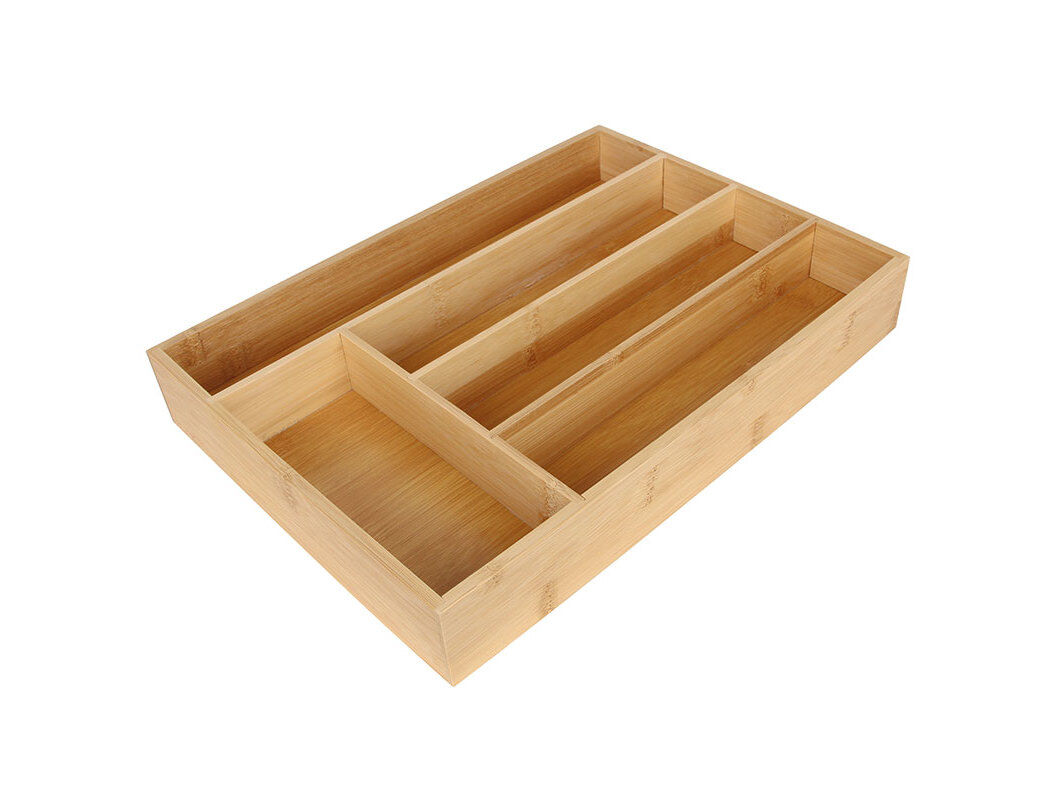 TABULEIRO PARA TALHERES ACTUEL BAMBU 25X35X5CM image number 0