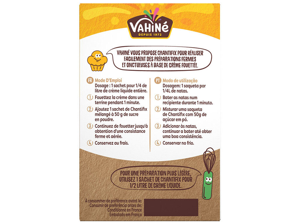 CHANTIFIX 6X6.5G VAHIN&Eacute; 39G image number 1