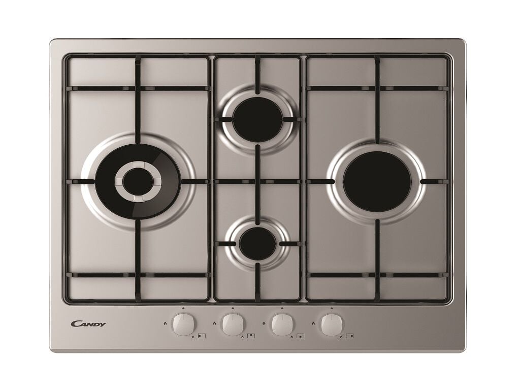 PLACA A G&Aacute;S CANDY CHW6D4WX 4 QUEIMADORES 60CM INOX image number 0