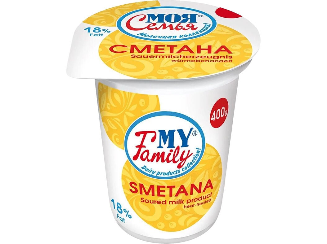 SMETANA MY FAMILIY 18% GORD 400G
