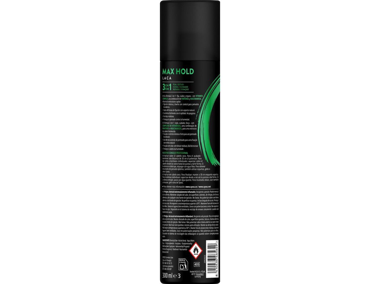 LACA SYOSS MAX HOLD 300 ML image number 1