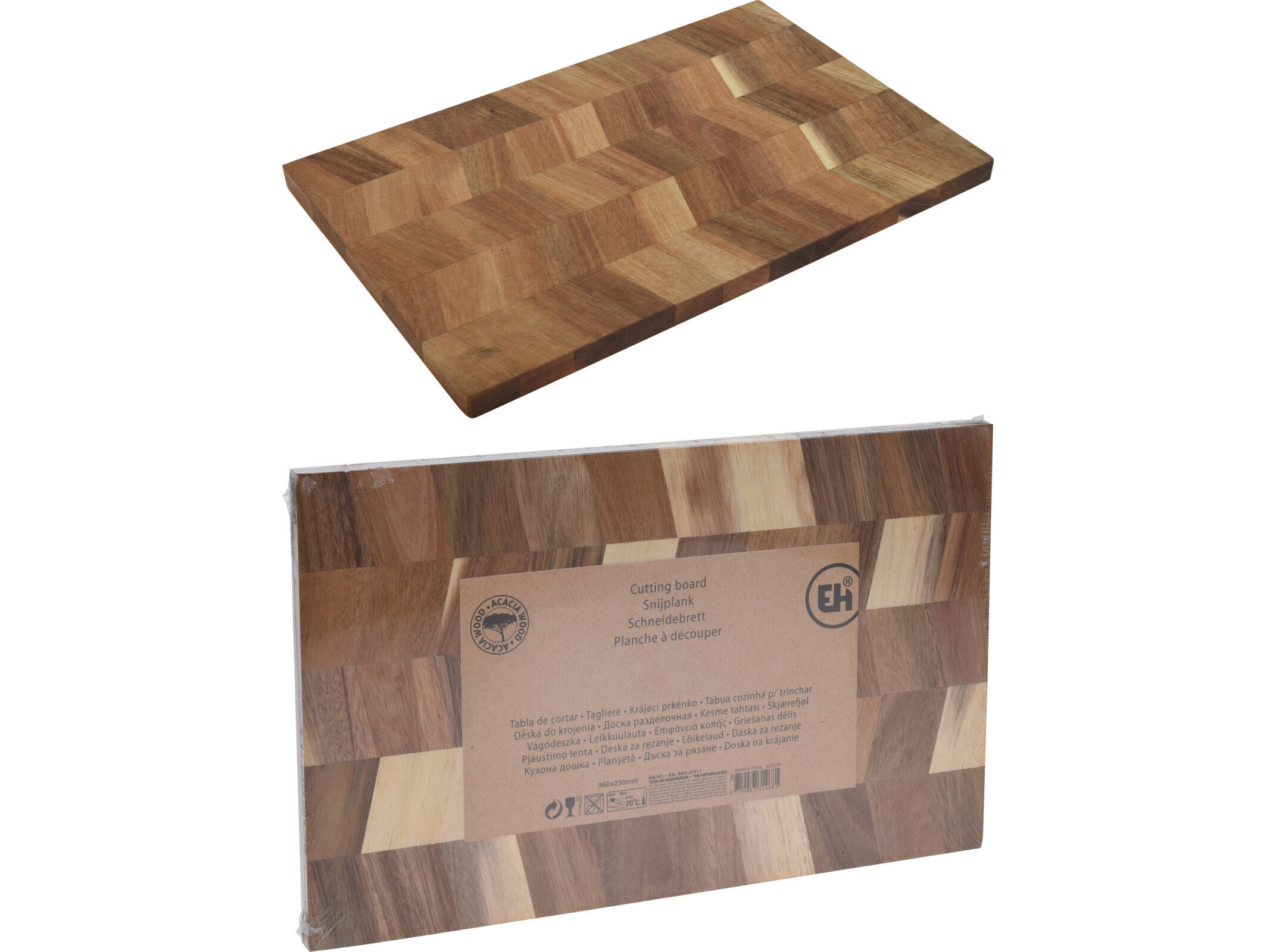 T&Aacute;BUA DE CORTE EM MADEIRA 36X23X1.6CM