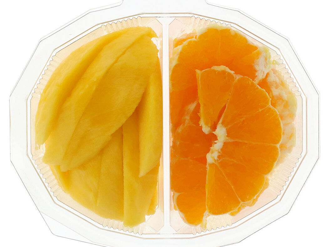 MANGA VIA A&Eacute;REA E LARANJA PEDA&Ccedil;OS KG