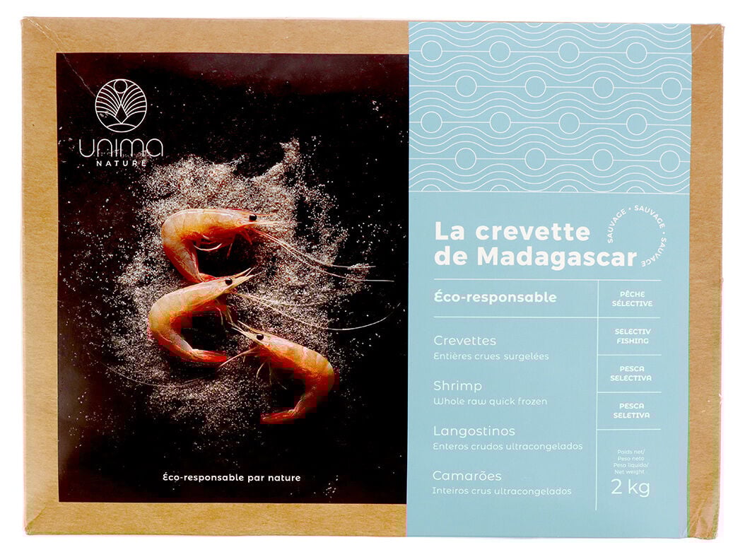 CAMAR&Atilde;O SELVAGEM MADAG&Aacute;SCAR AUCHAN CULTIVAMOS O BOM U/10 CONGELADO KG image number 1