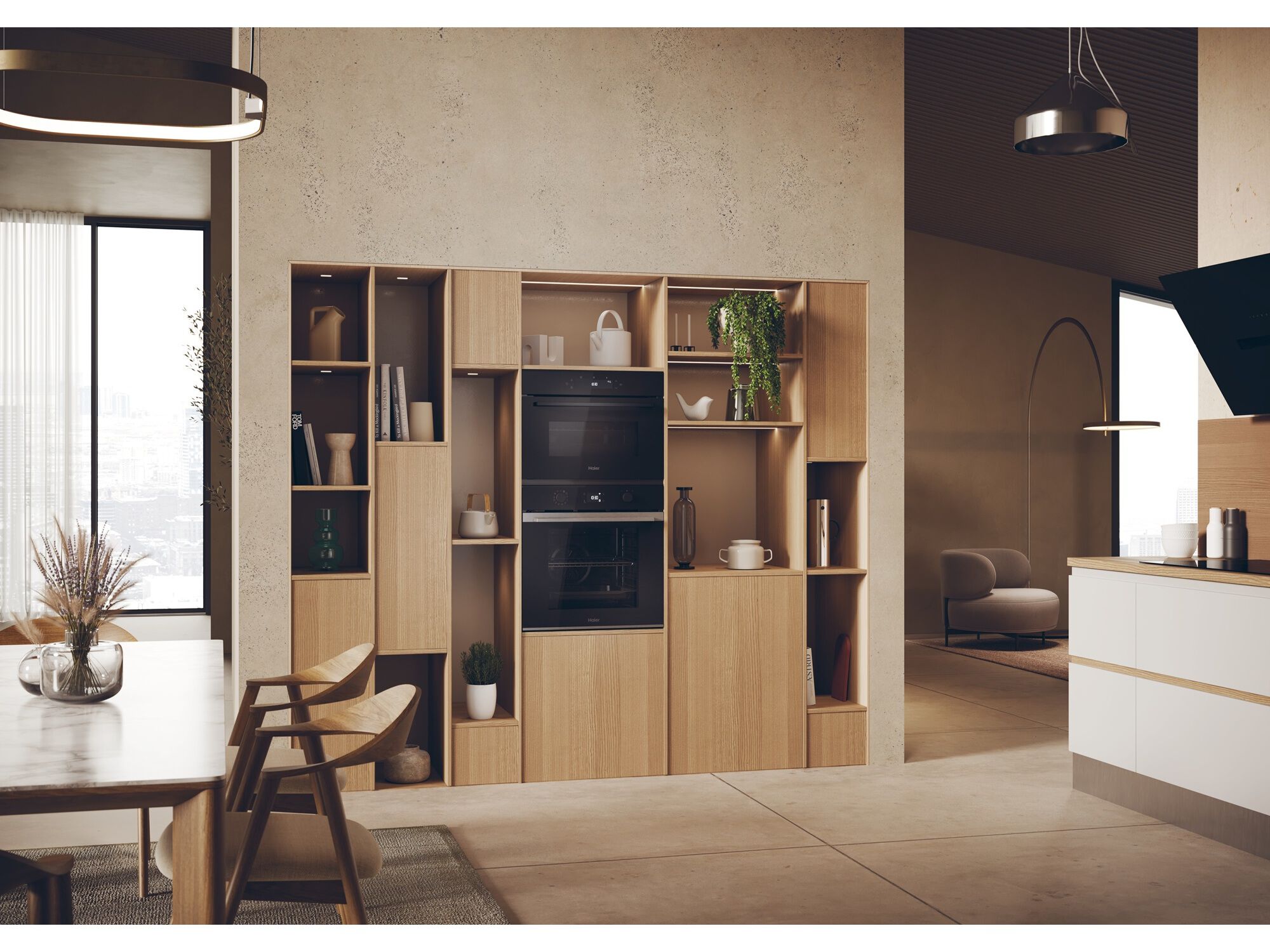 FORNO MULTIFUN&Ccedil;&Otilde;ES HAIER H6 ID2P5B3YTX A++ 78 L image number 13