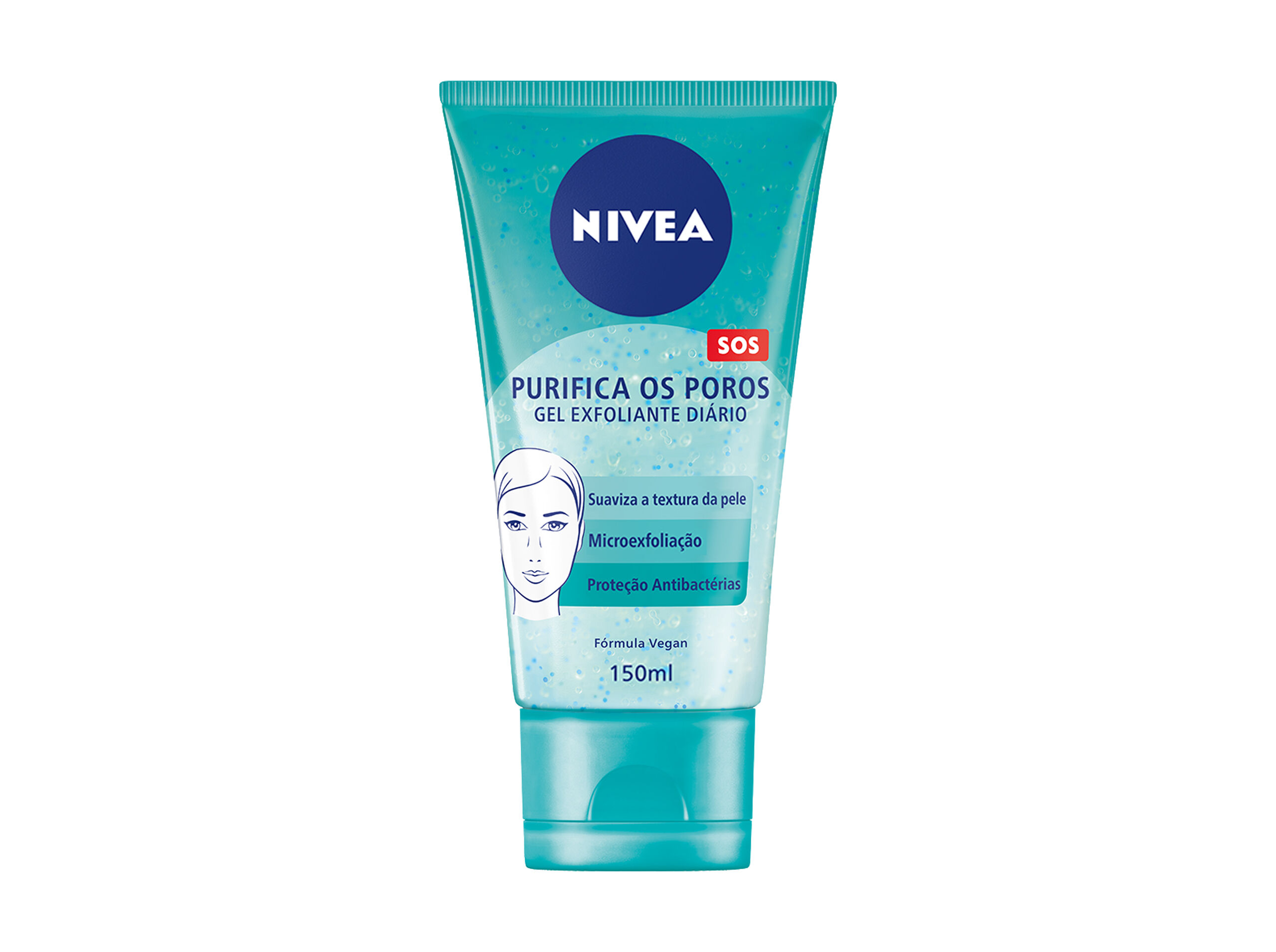 Gel Exfoliante de Rosto Di&aacute;rio Anti-Impurezas NIVEA 150 ml