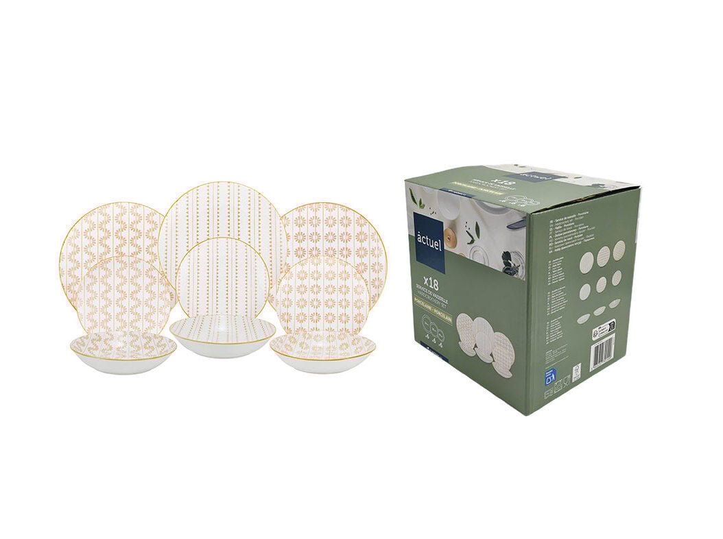 SERVI&Ccedil;O ACTUEL PORCELANA 18 PE&Ccedil;AS
