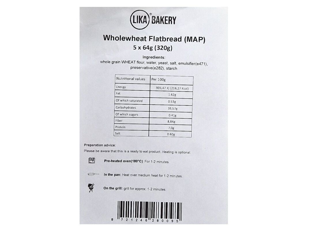 P&Atilde;O LIBAN&Ecirc;S LIKA BAKERY INTEGRAL 320G image number 1