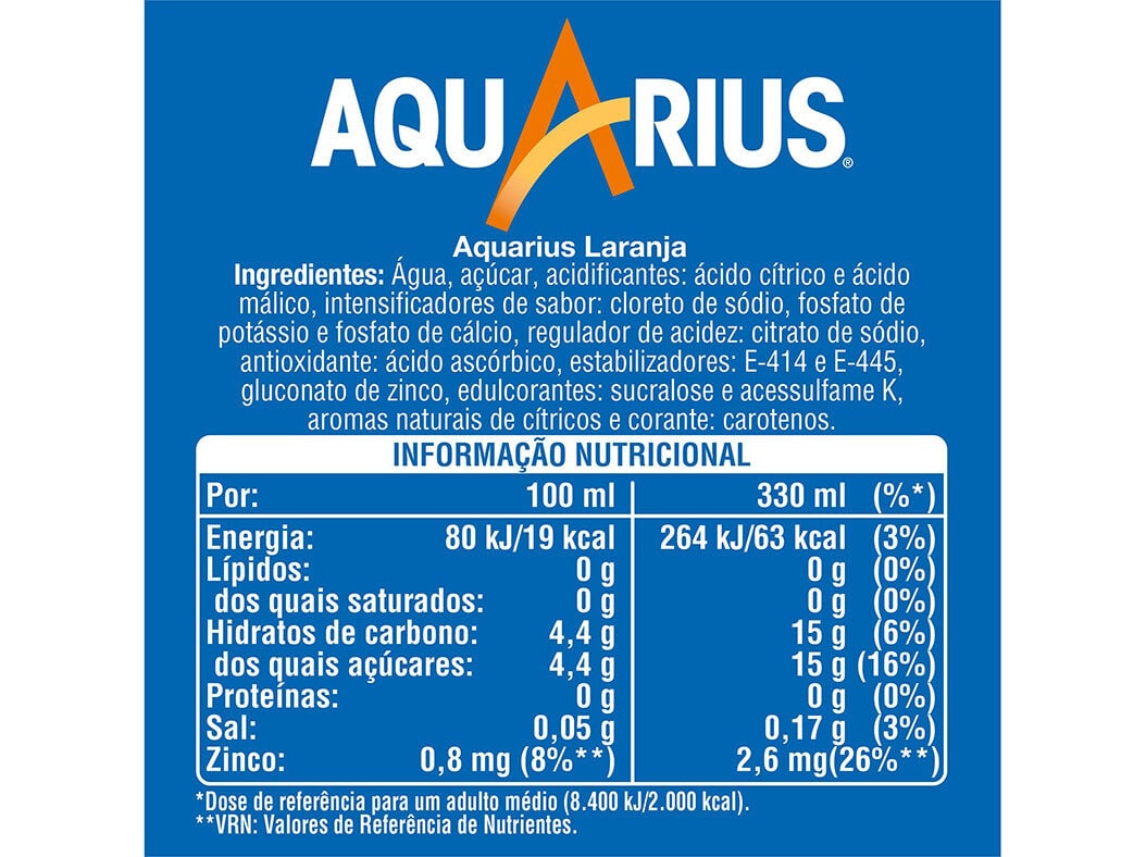 BEBIDA AQUARIUS LARANJA 1.5L (SDR) image number 1