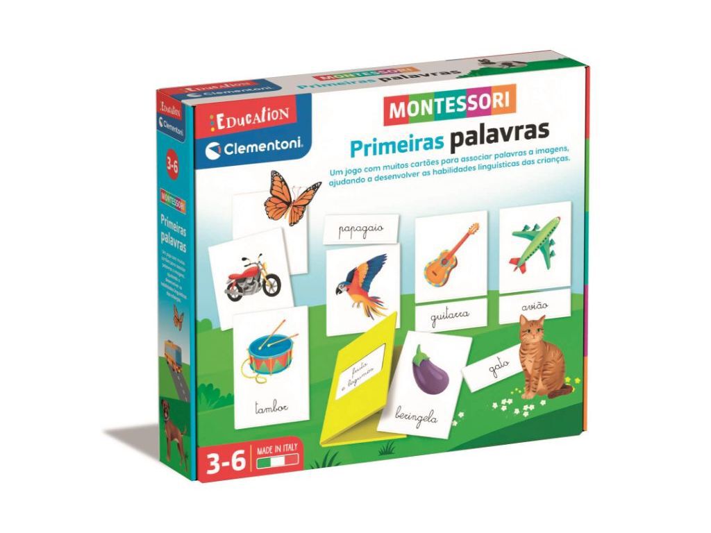 JOGO MONTESSORI PRIMEIRAS PALAVRAS CLEMENTONI