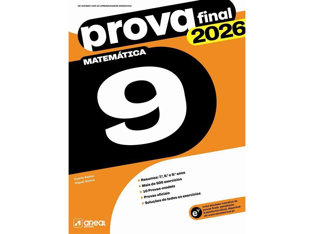 LIVRO PREPARAR A PROVA FINAL 2026 - MATEM&Aacute;TICA - 9.&ordm; ANO image number 0