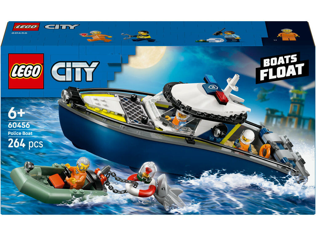 BARCO DA POL&Iacute;CIA LEGO CITY POLICE 60456 image number 0