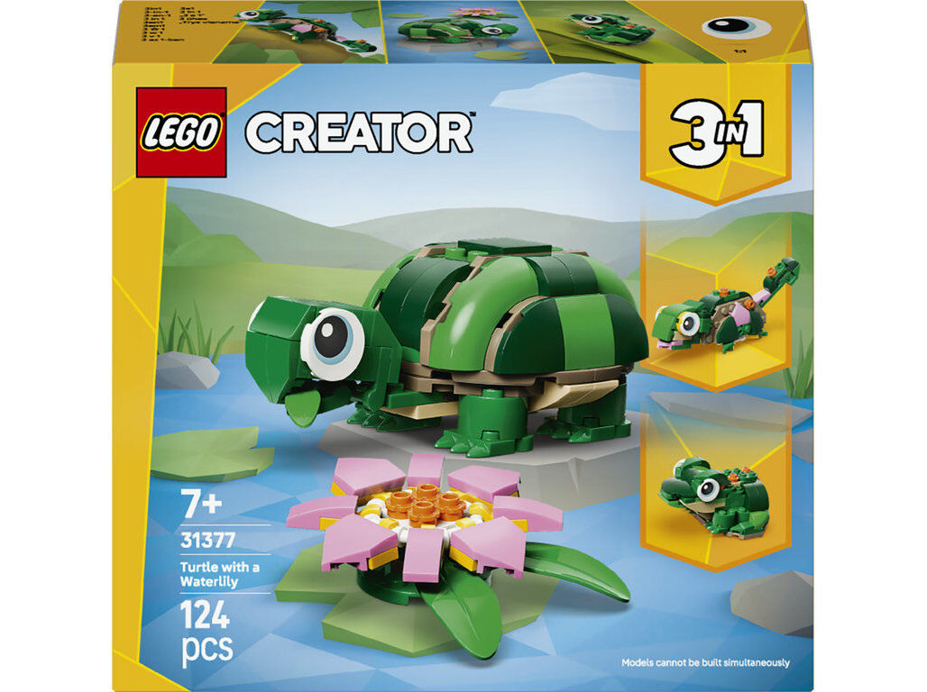 TARTARUGA COM NEN&Uacute;FAR LEGO LEGO CREATOR 31377
