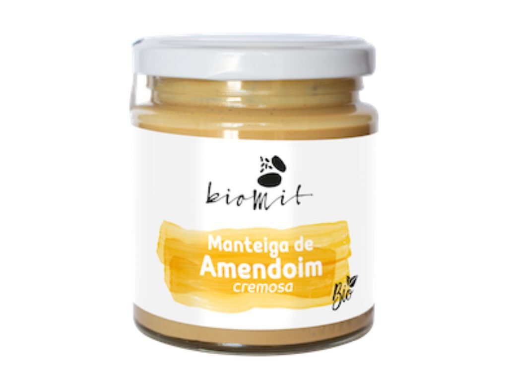 MANTEIGA AMENDOIM BIO BIOMIT CREMOSA 230G