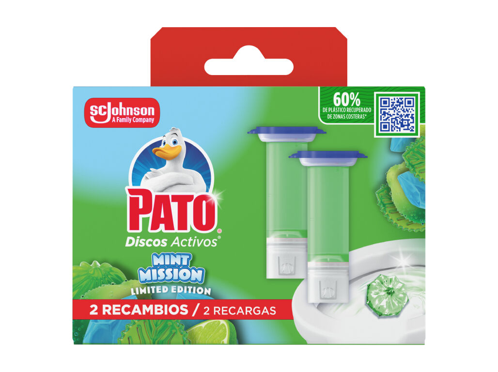 BLOCO SANIT&Aacute;RIO PATO DISCOS ATIVOS MINT REC 2UN