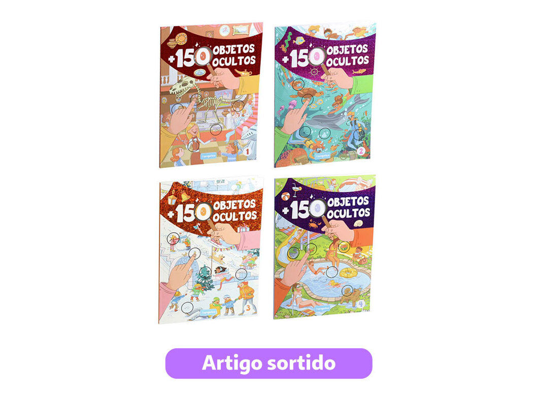 LIVRO +150 OBJETOS OCULTOS MODELOS SORTIDOS image number 0